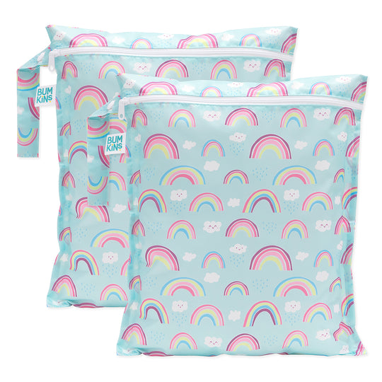 Wet Bag 2 Pack: Rainbows banner